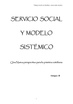 Resumen del libro "Modelo sistémico y servicio social"