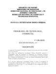 REPúBLICA DE PANAMÁ MINISTERIO DE EDUCACIóN