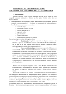 disfunciones del sistema inmunológico