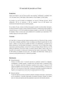 El mercado de pescado en China