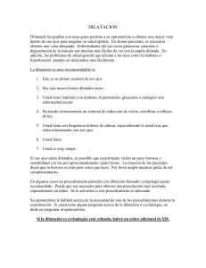 dilataciōn - Dr. Arby R.Hoobyar, Optometrist