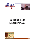 Curriculum Vitae Institucional