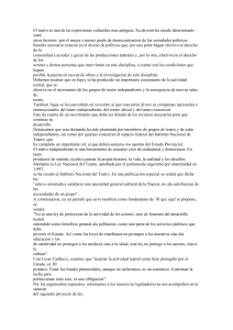 El teatro es una de las expresiones culturales mas antiguas