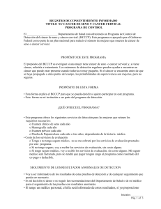 registro de consentimiemto informado