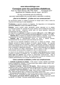 Para los pacientes diab&eacute;ticos.