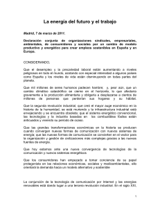 Declaration in Support of a Third Industrial Revolution for Italy