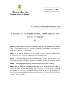 Provincia de Buenos Aires Honorable Cámara de Diputados Ref