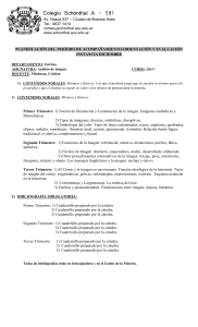 planificación del período de acompañamiento