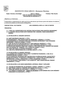 INSTITUTO CHACABUCO - Hermanos Maristas Depto: Ciencias y