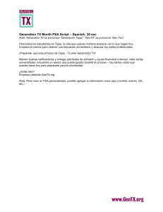 Rock Your Future PSA Script &ndash; English, 30 sec