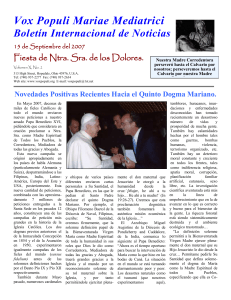 Boletín Internacional de Noticias 15 de Septiembre del 2007