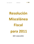 Miscelanea Fiscal 2011