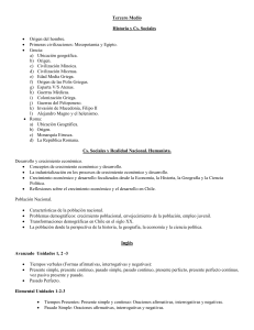 temario s&iacute;ntesis 3&ordm; medio