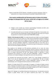 Una nueva combinación de fármacos para el cáncer de mama