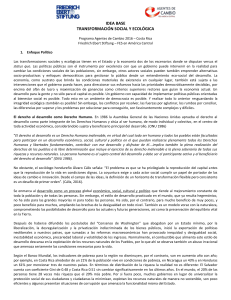 IDEA BASE Transformación Social y Ecológica
