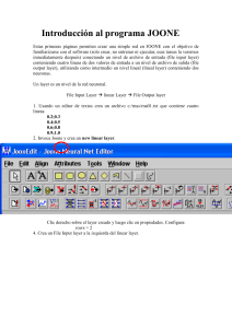 Introducción al programa JOONE