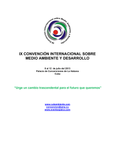 medio ambiente y desarrollo