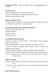 Currículum - de la Universidad de Vigo. 2008/10