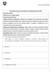 Biología Vegetal.