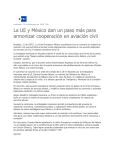 Firman México y UE acuerdo en materia de servicios aéreos