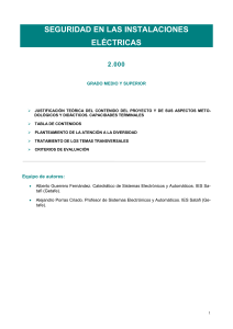 SEGURIDAD EN LAS INSTALACIONES