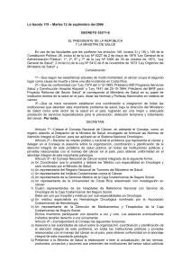 La Gaceta 175 &ndash; Martes 12 de septiembre del 2006