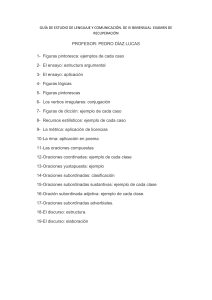 GUÍA DE ESTUDIO DE LENGUAJE Y COMUNICACIÓN. DE IV