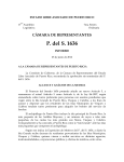 1er Informe Comisión Gobierno (CAMARA) rendido sin enmiendas
