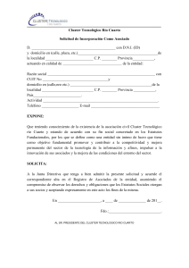 Descargar Solicitud de Admisi&oacute;n - Cluster Tecnol&oacute;gico R&iacute;o Cuarto