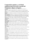 Composición química y actividad antibacteriana del aceite esencial
