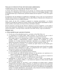 Notas para la revisión de la Norma sobre Internaciones