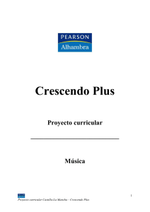 Crescendo Plus Proyecto Curricular Castilla La Mancha