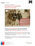 Bases concurso "Retratos de la memoria 2015"