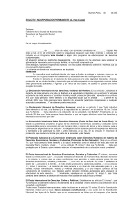 Carta a la Secretaría de Desarrollo Social solicitando la