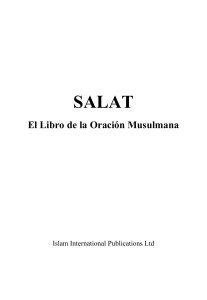 salat - Comunidad Musulmana Ahmadía del Islam en España