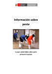 Información sobre peste Lo que usted debe saber para prevenir la