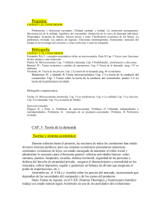 unidad 5: el consumidor - Microeconomía con Excel