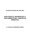 Guía para el Diagnóstico y Tratamiento del Cáncer de Próstata