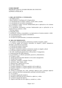 examen del conjunto