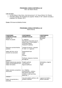 Programa lengua española A2 - e