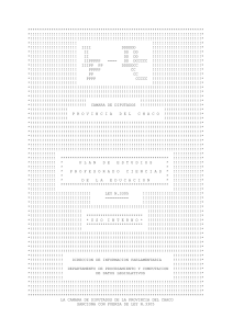 l.3305 - aprueba plan de estudios profesorado en ciencias de la