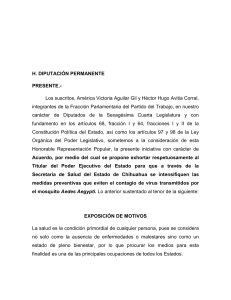 H. DIPUTACIÓN PERMANENTE PRESENTE.