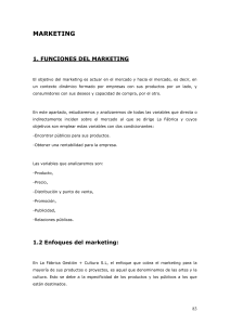 Funciones del marketing