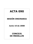 sesión ordinaria - Concejo de Medellín
