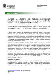 Alumnos y profesores de masteres universitarios vinculados al