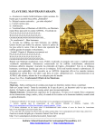 Mantram Faraon - Gnosis Instituto Cultural Quetzalcoatl