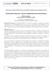 NOTA DE PRENSA DEPARTAMENTO DE COMUNICACIÓN