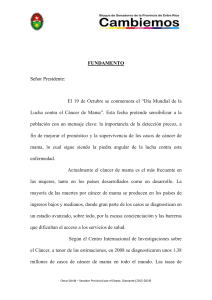 FUNDAMENTO Señor Presidente: El 19 de Octubre se conmemora