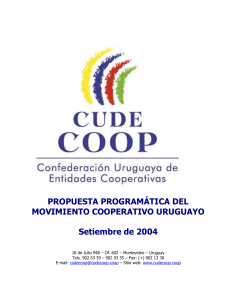 propuesta programatica del movimiento cooperativo