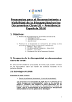 Documentos Clave UE – Presidencia Española